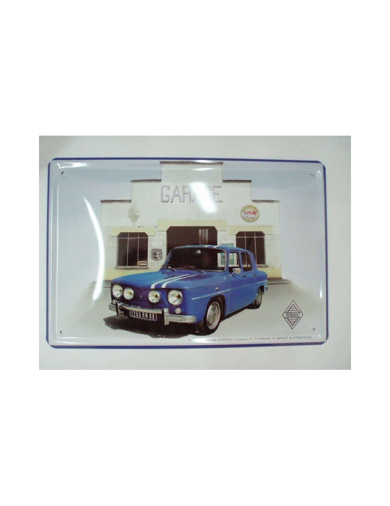 PLAQUE METAL R8 Gordini