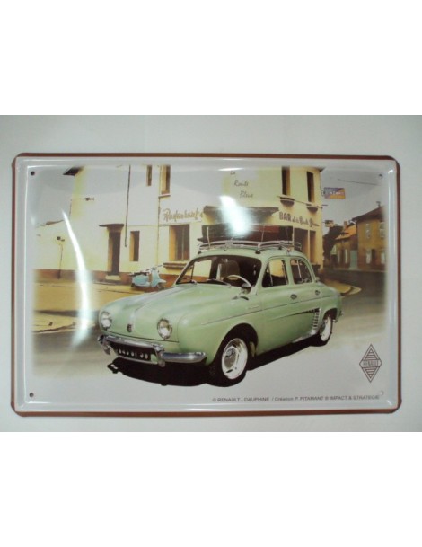 PLAQUE METAL RENAULT Dauphine