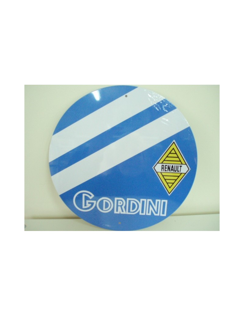 PLAQUE METAL RENAULT GORDINI