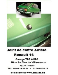 Joint coffre arrière R16