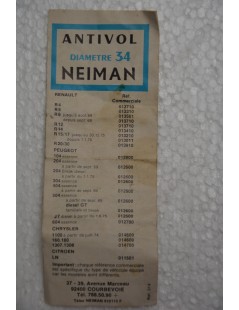 NEIMAN - ANTIVOL - DIAMETRE 34
