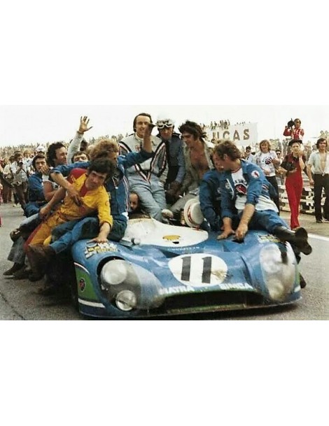 AUTOCOLLANT MATRA SIMCA  SHELL 24H DU MANS 1974