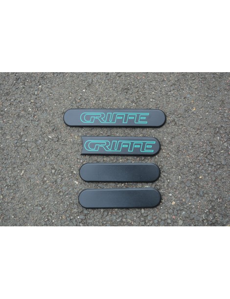 kit logos d'ailes arrières enjoliveur de custode PEUGEOT 205 GTI GRIFFE