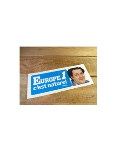 STICKER EUROPE 1 - COLUCHE