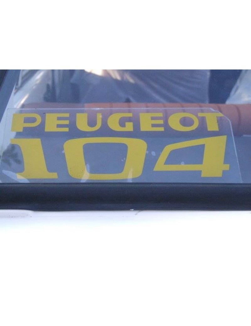 AUTOCOLLANT PEUGEOT 104 DE...
