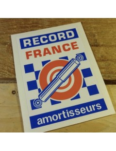 AUTOCOLANT RECORD FRANCE AMORTISSEURS