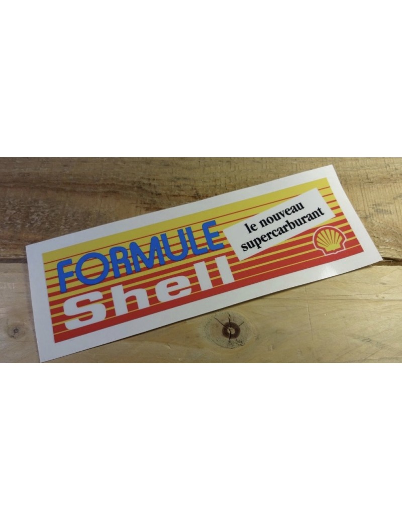 AUTOCOLLANT "FORMULE SHELL...