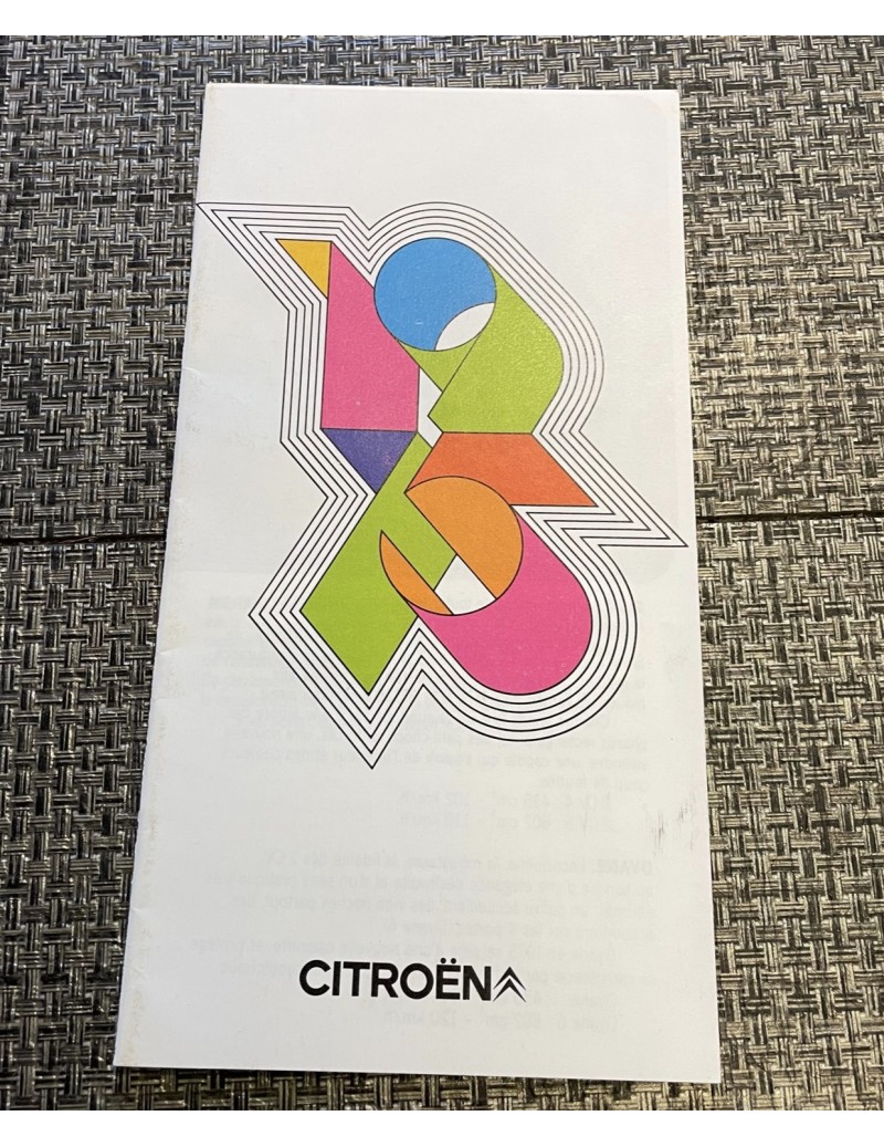 Brochure Citroen 1975