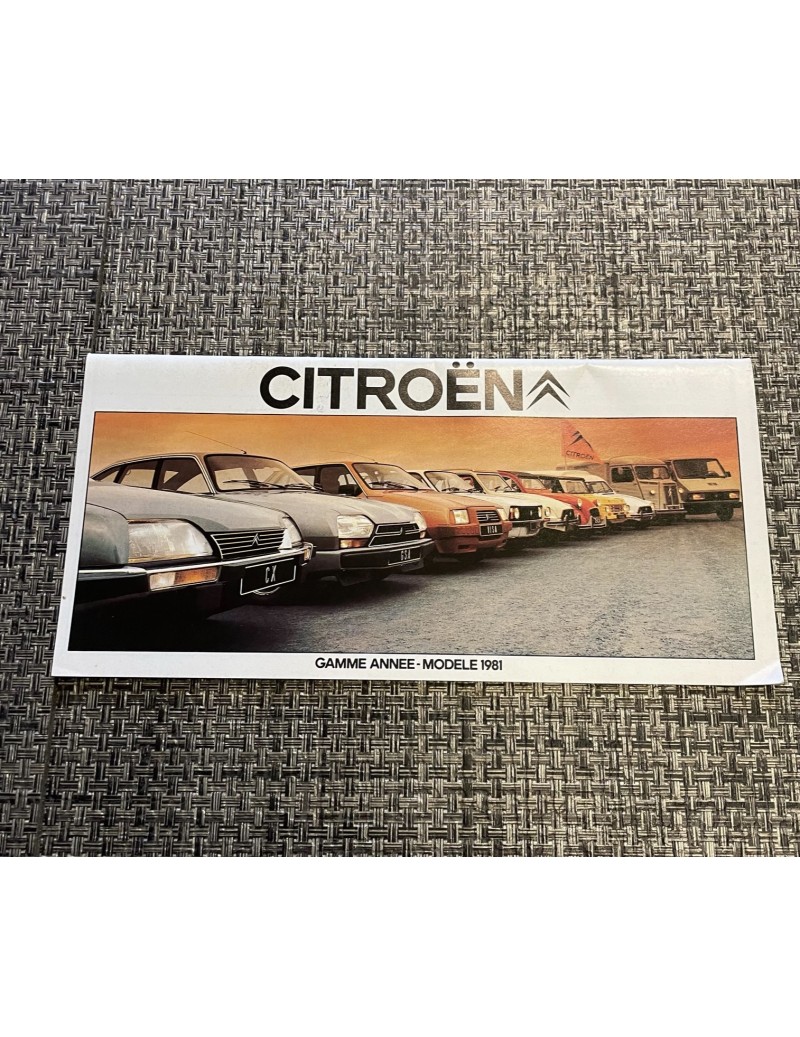 Brochure Citroen Gamme...