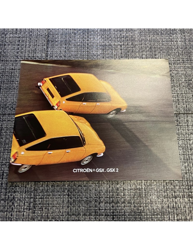 Brochure Citroen GSX 2