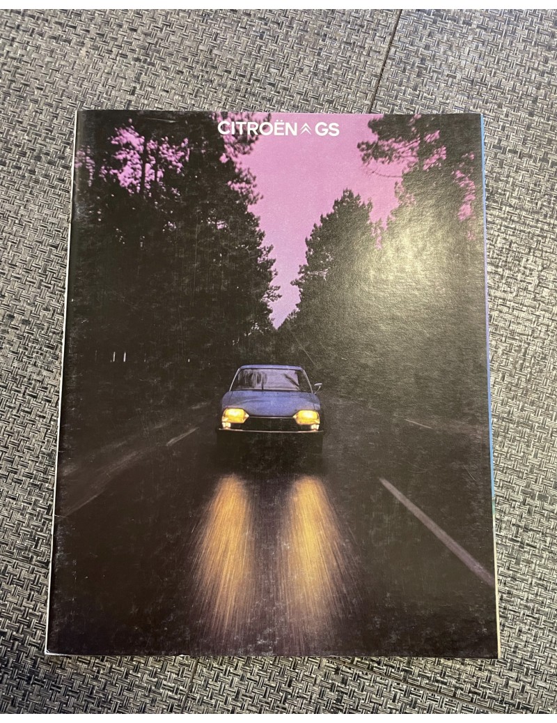 Brochure Citroen GS