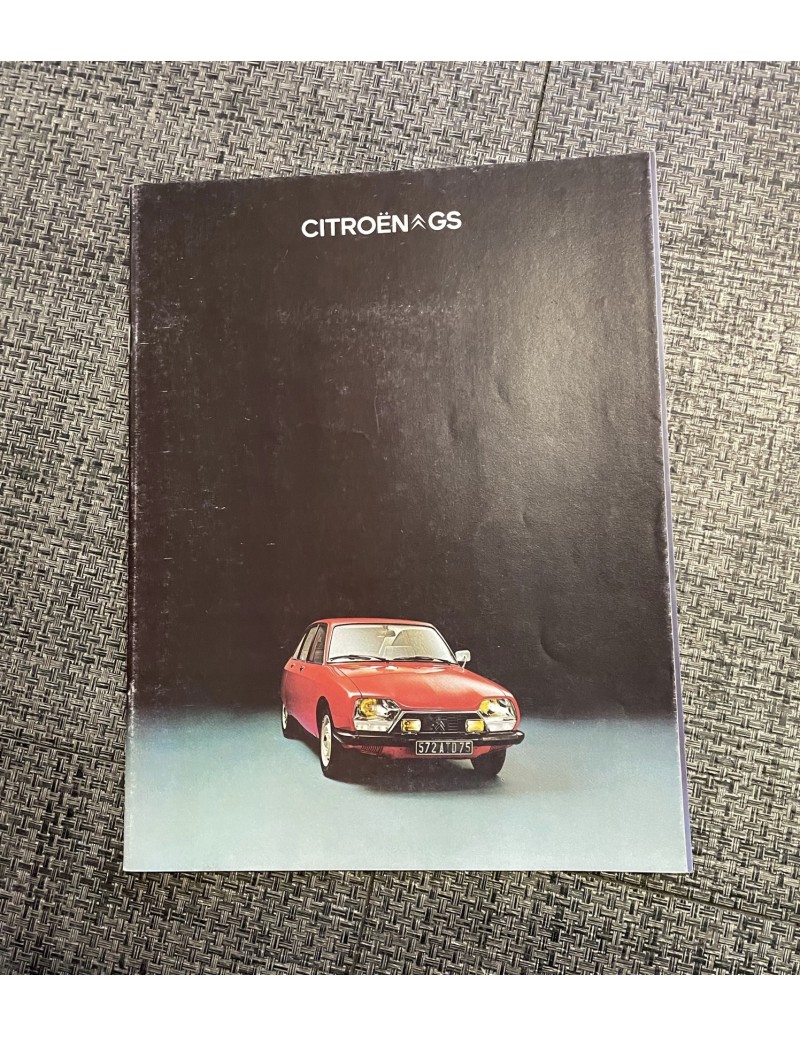 Brochure Citroen GS