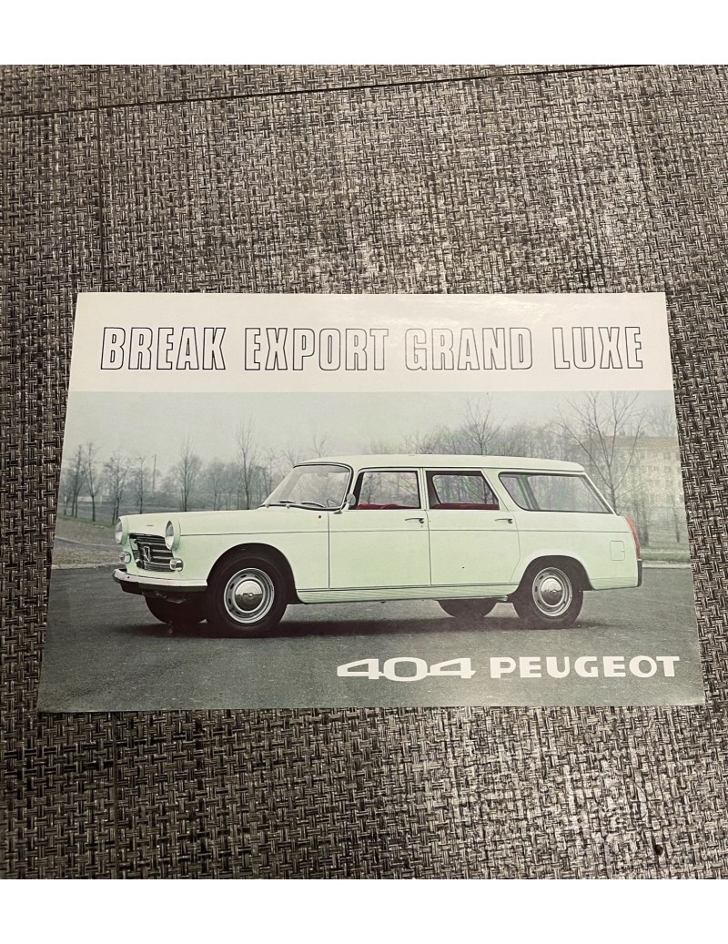 Affiche,Brochure Peugeot...