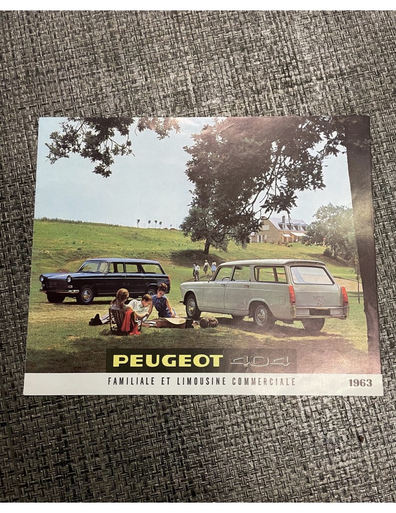 Brochure Peugeot 404...