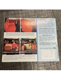 Brochure Peugeot 404 Familiale et Limousine commerciale 1963