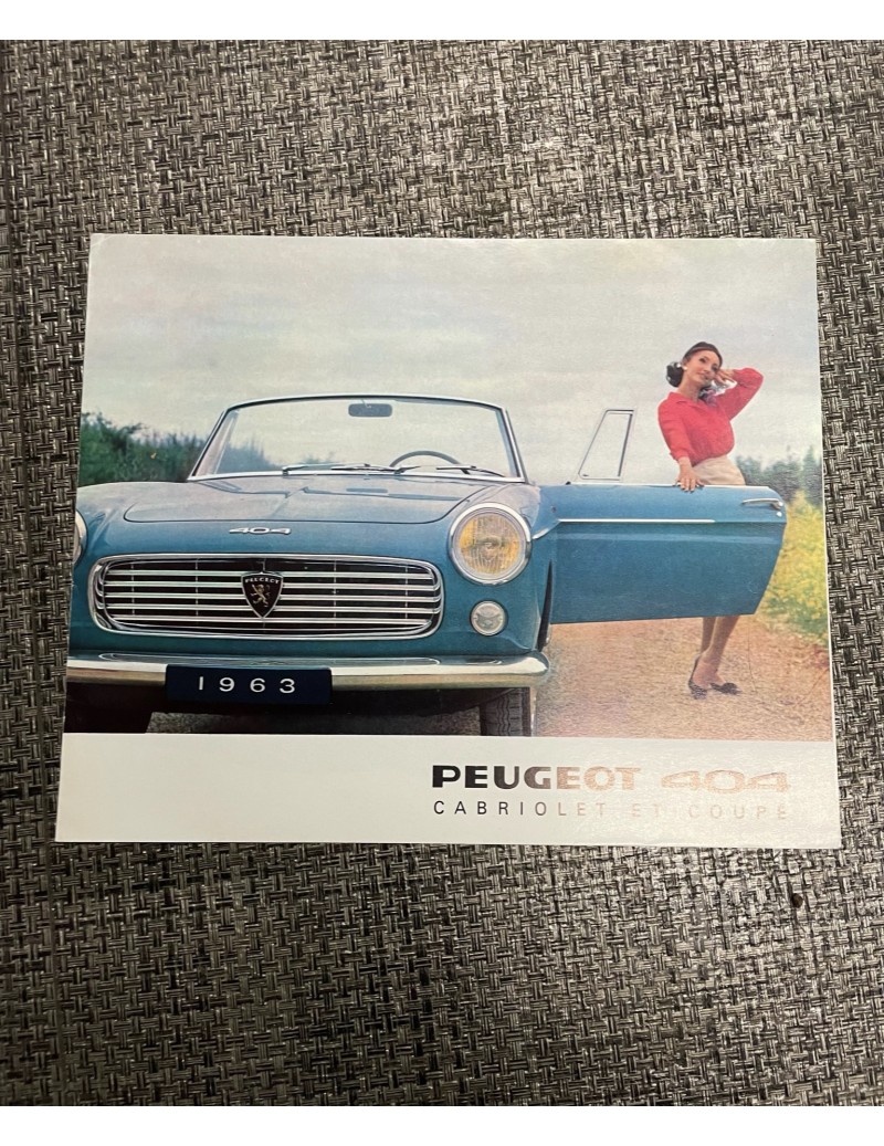 Brochure Peugeot 404...