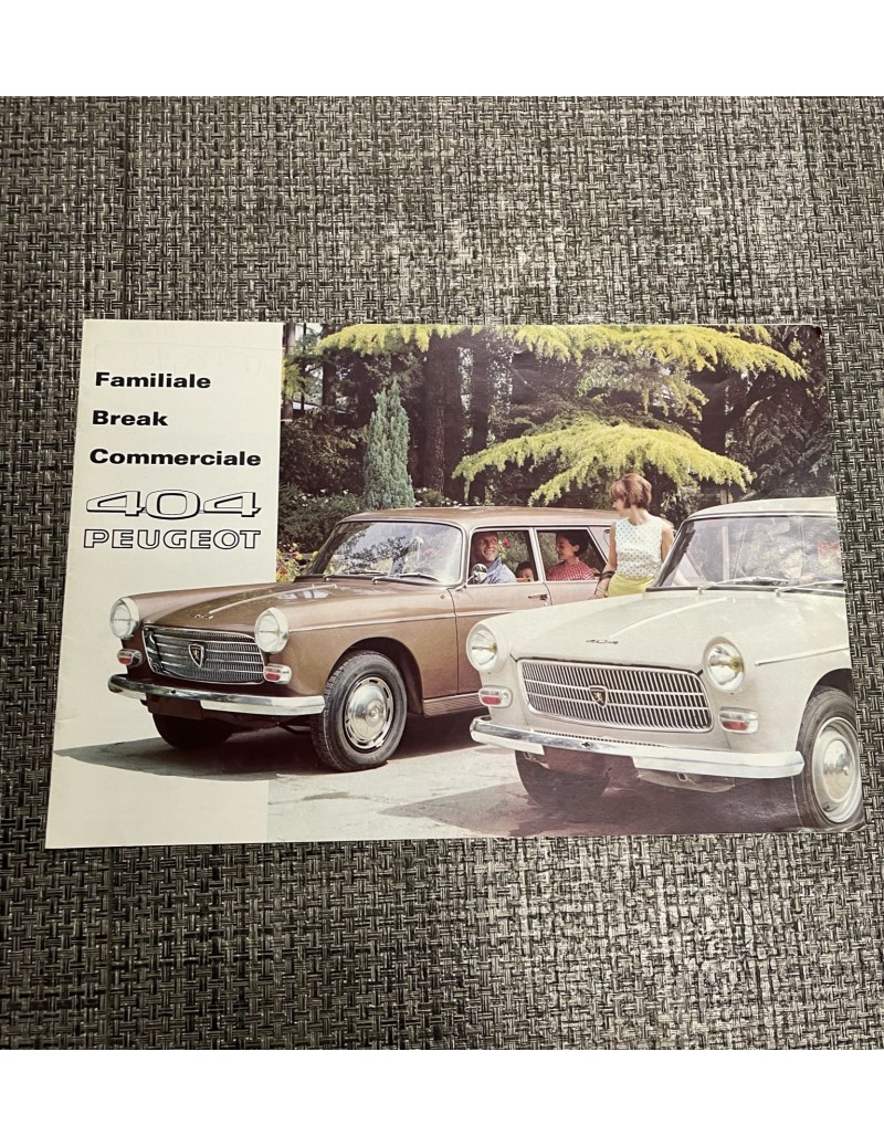 Brochure Peugeot 404...