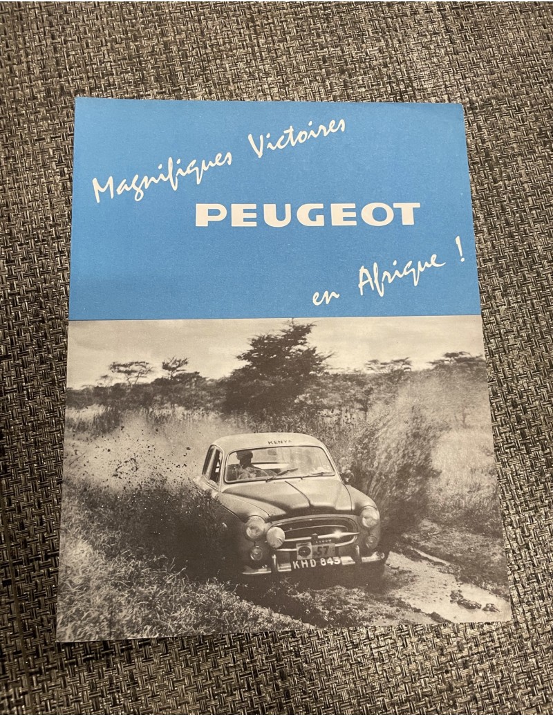 Brochure Peugeot 403...