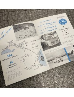 Brochure Peugeot 403 "Magnifique victoires Peugeot en Afrique"