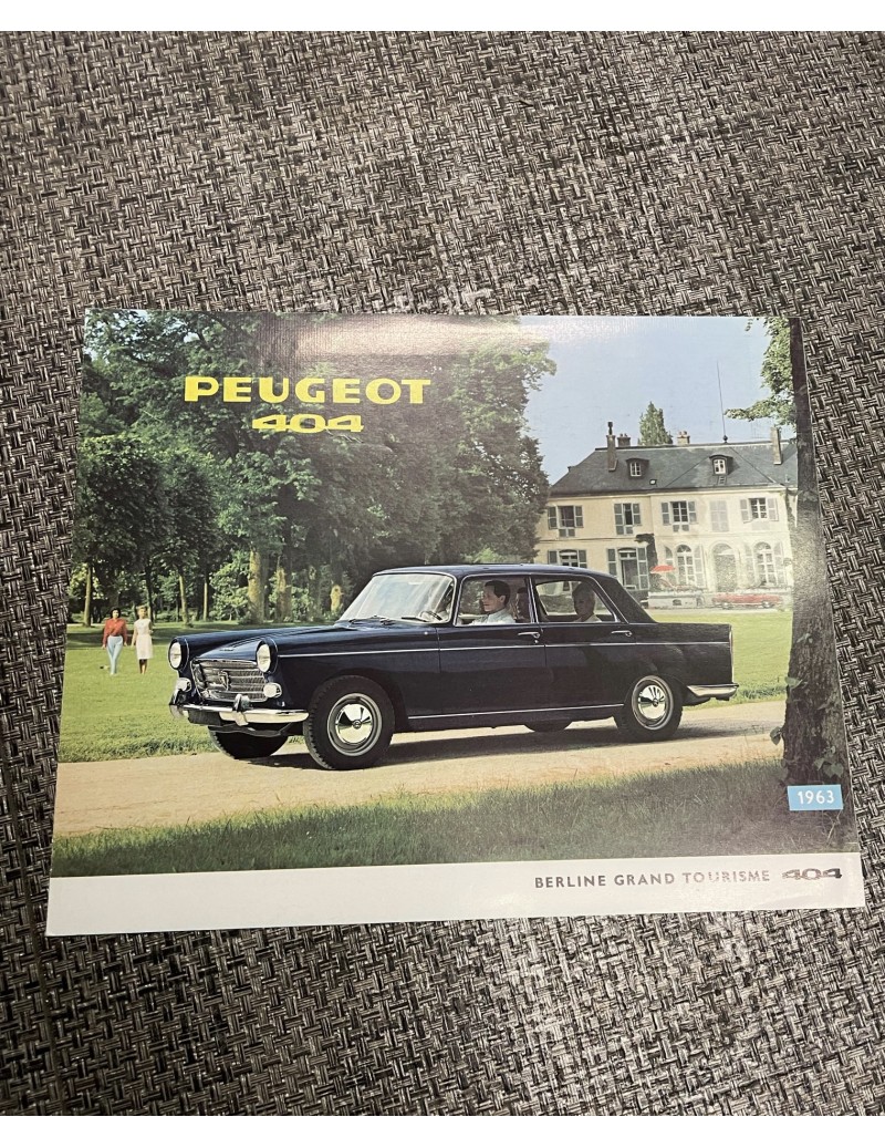 Brochure Peugeot 404...