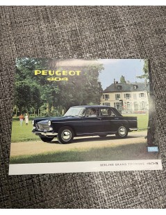 Brochure Peugeot 404 berline grand tourisme 1963