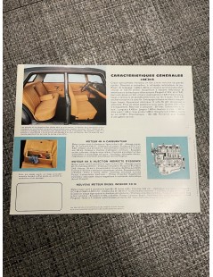 Brochure peugeot 404 1964