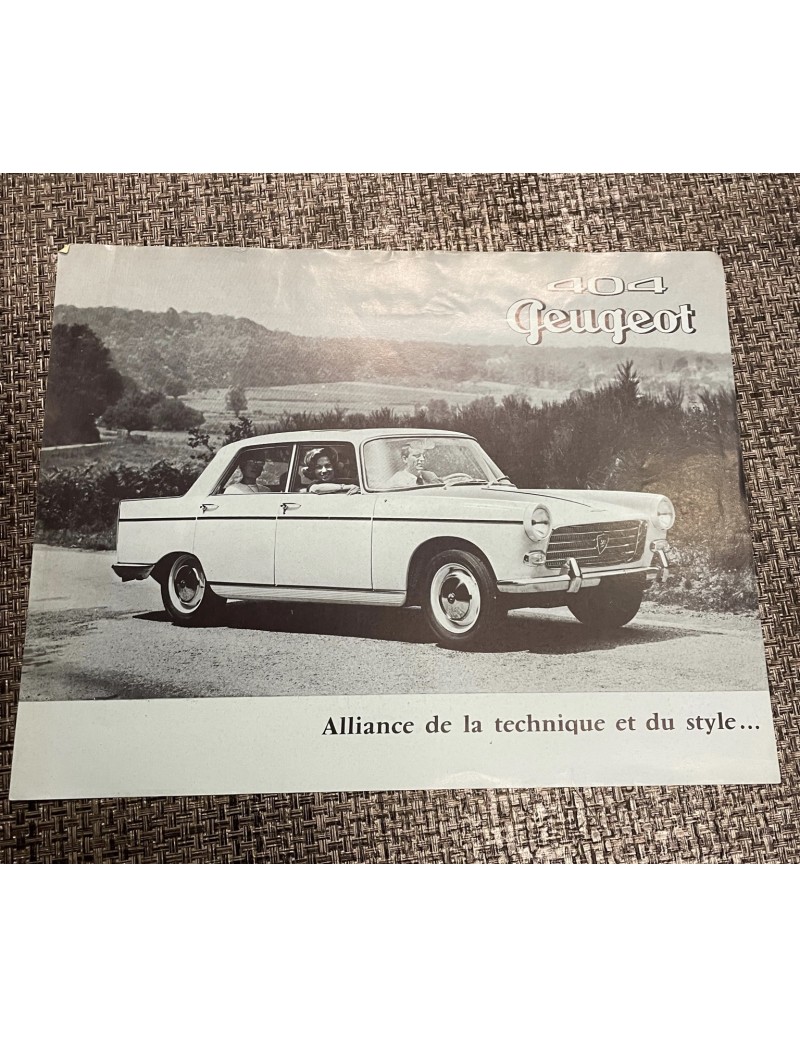 Brochure 404 "Alliance de...