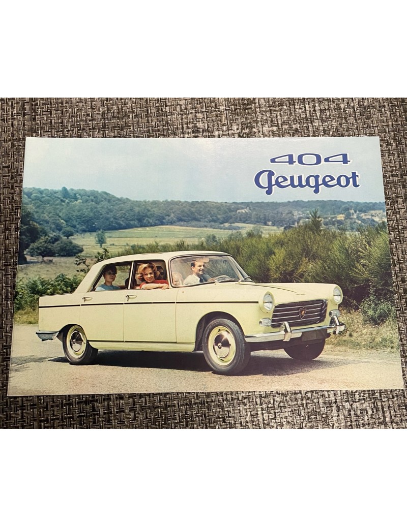 Brochure Peugeot 404