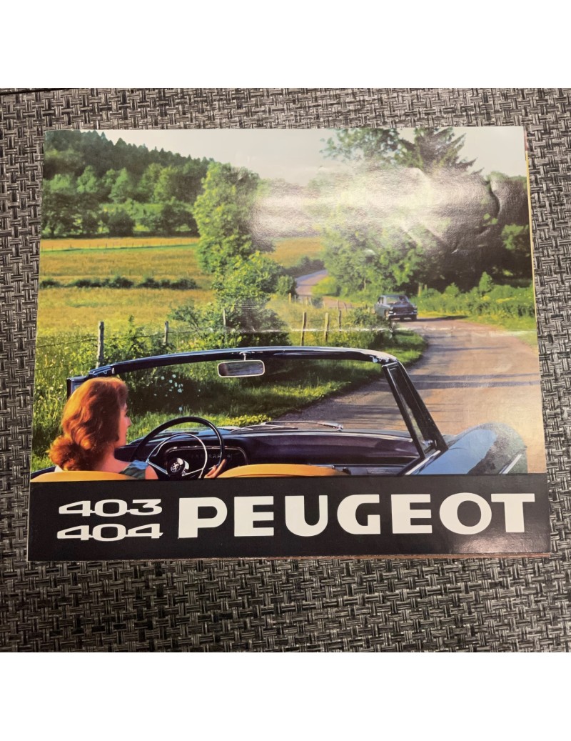 Brochure Peugeot 403/404