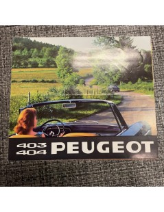 Brochure Peugeot 403/404