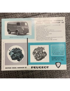 Brochure Peugeot Diesel 1963 "pour ceux qui roulent beaucoup"