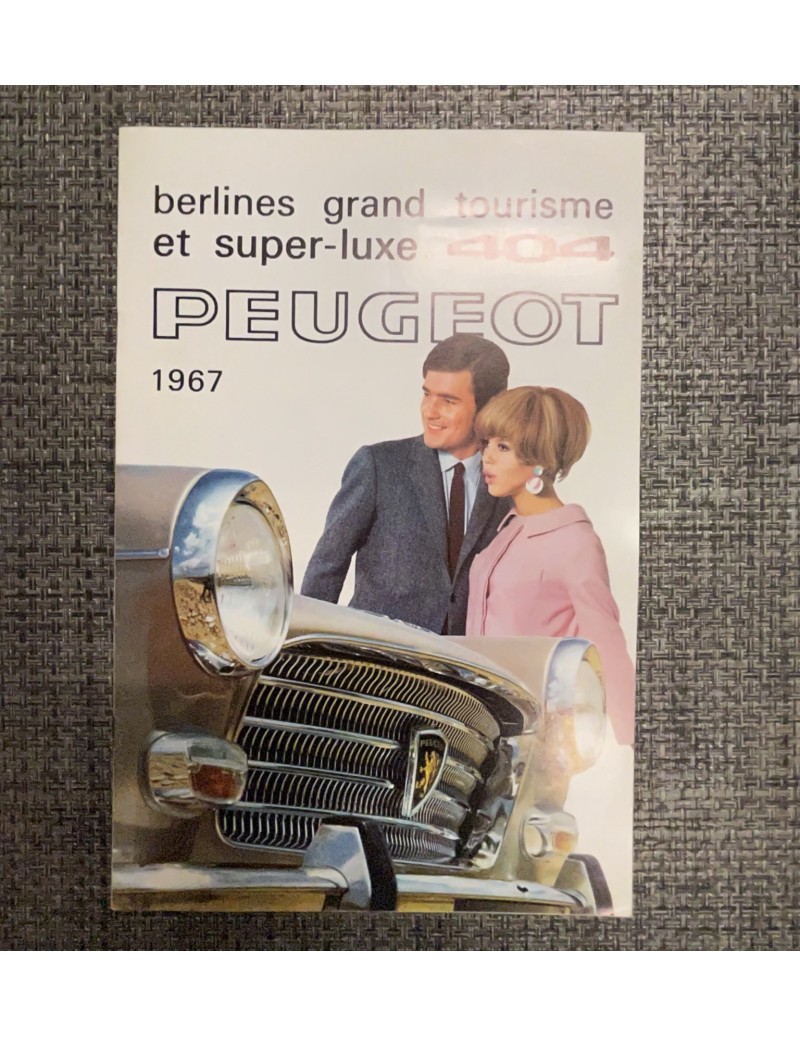 Brochure 404 Peugeot...