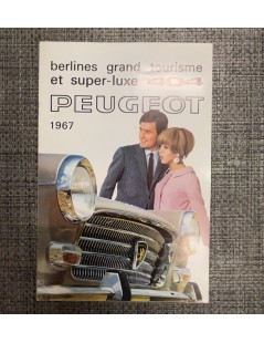 Brochure 404 Peugeot Berlines grand tourisme et super luxe 1967