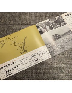 Brochure Peugeot East African Safari 1967 victoire absolue Peugeot 404 injection/ 204