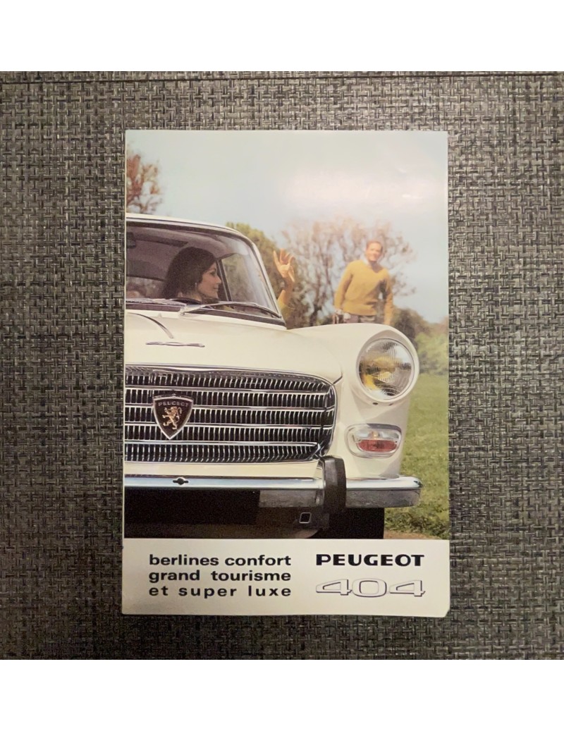 Brochure Peugeot 404...