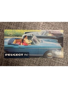Brochure Peugeot 404 Cabriolet 1963