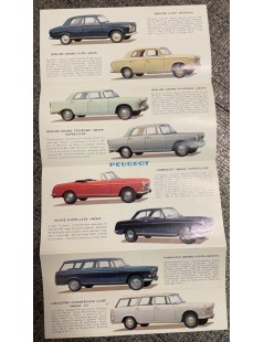 Brochure Peugeot 404 Cabriolet 1963