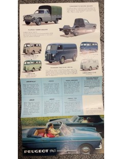 Brochure Peugeot 404 Cabriolet 1963