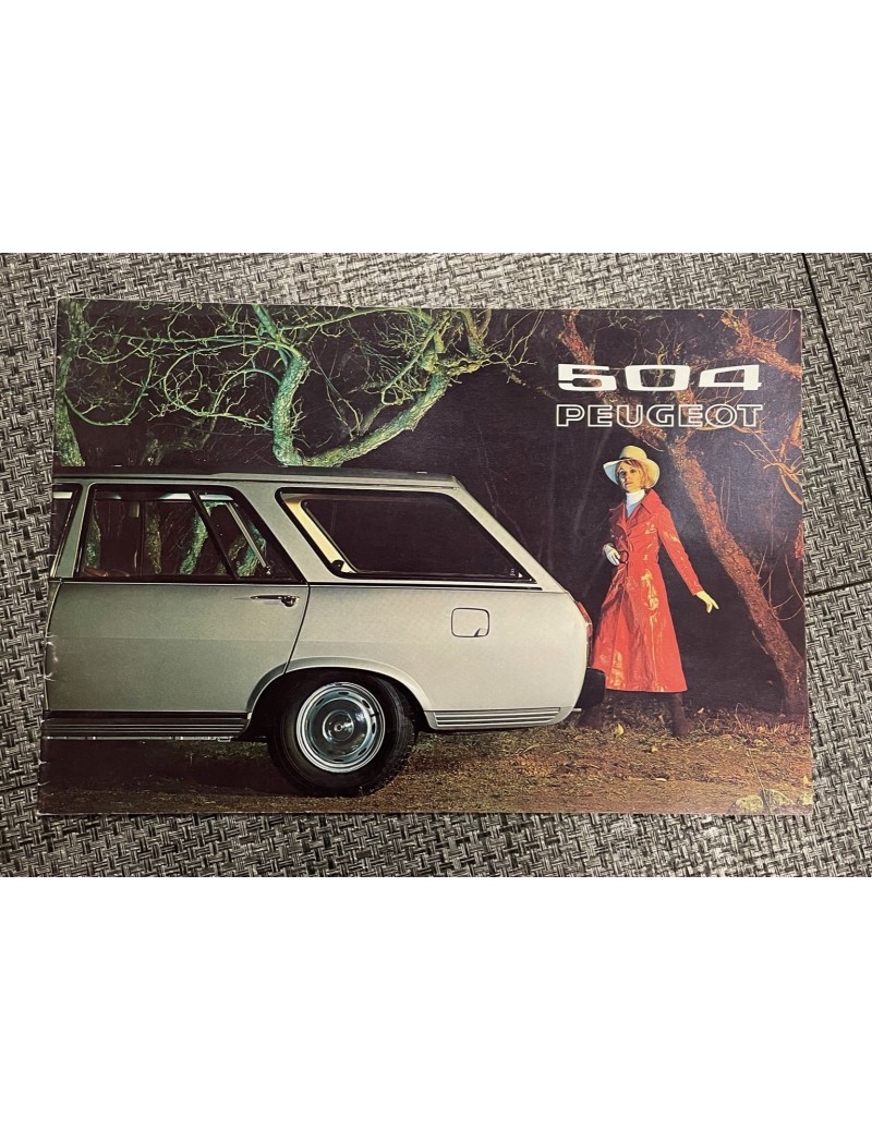 Brochure Peugeot 504