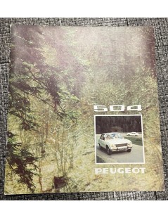 Brochure Peugeot 504 de 1974