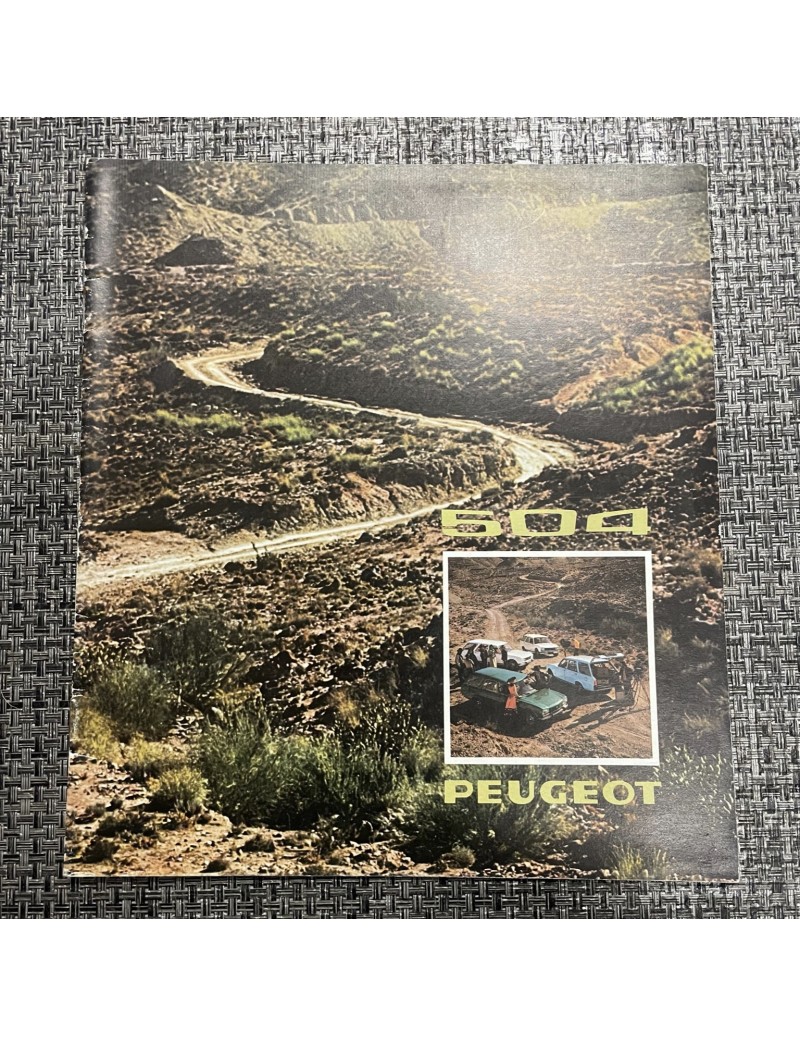 Brochure Peugeot 504 de 1974