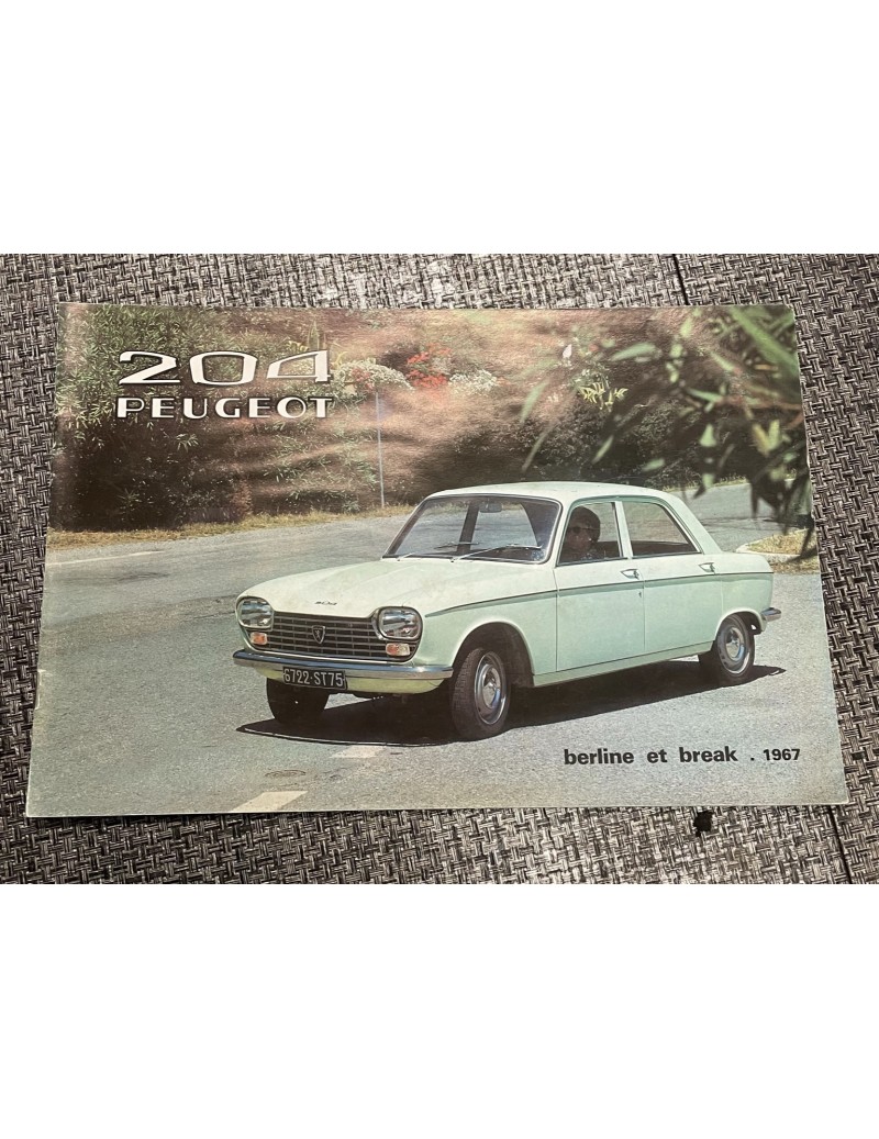 Brochure Peugeot 204...