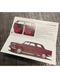 Brochure, dépliant Peugeot 404 Berline