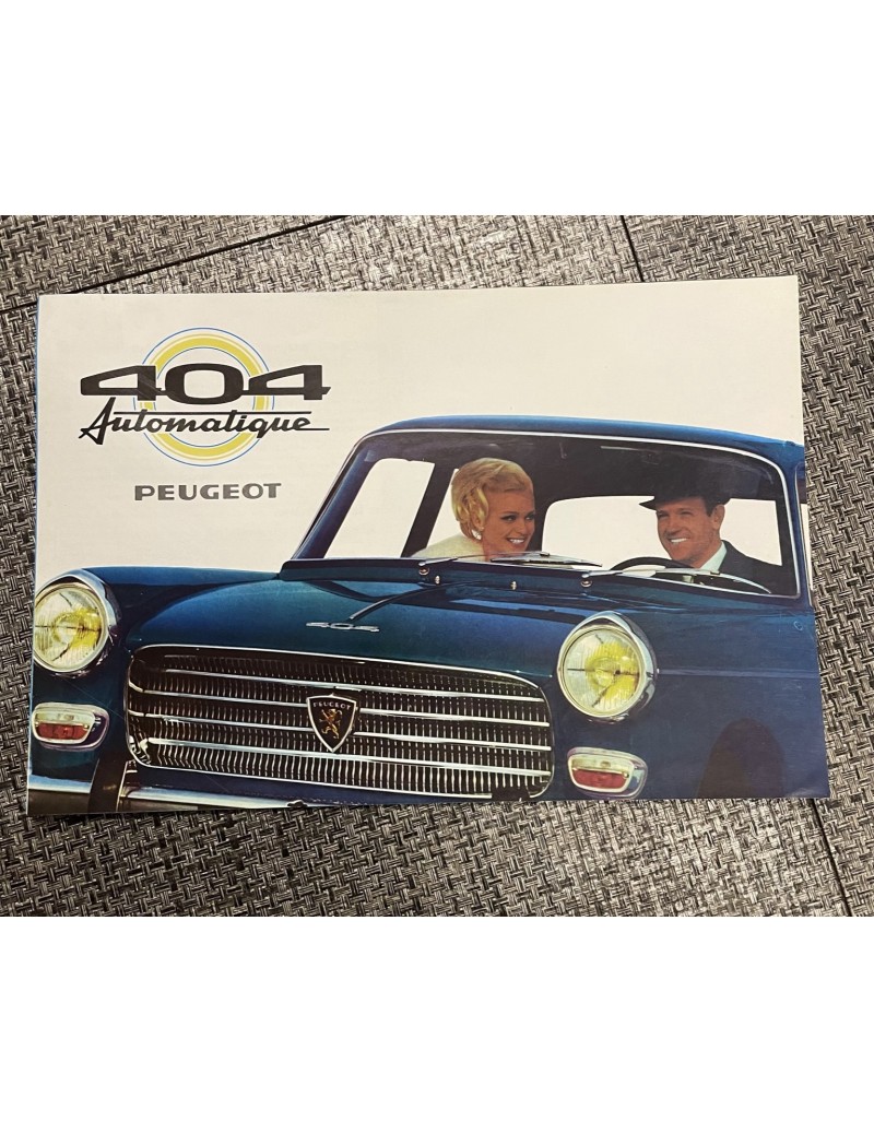 Brochure Peugeot 404...