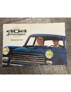 Brochure Peugeot 404 Automatique