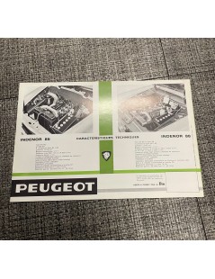 Brochure Peugeot Diesel de 1966