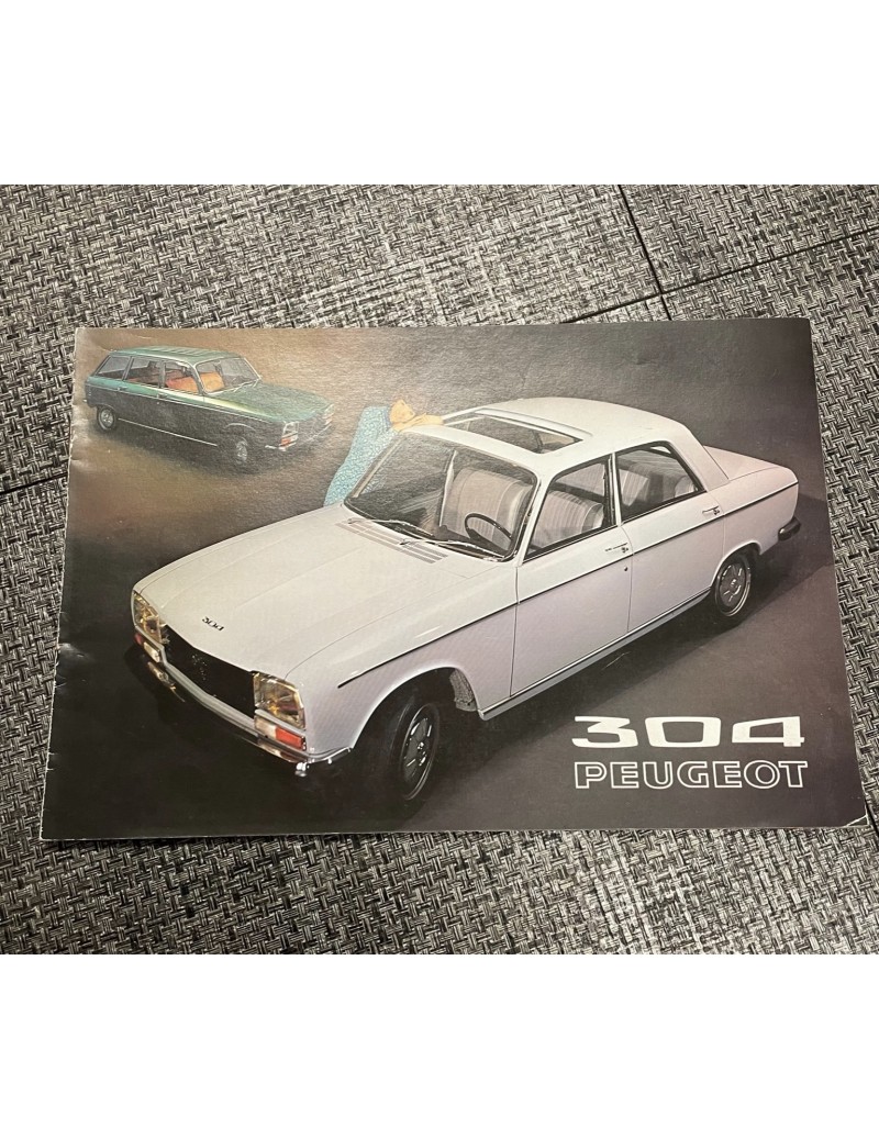 Brochure Peugeot 304 de 1971