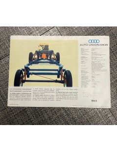 Brochure Audi DKW junior de luxe de 1963